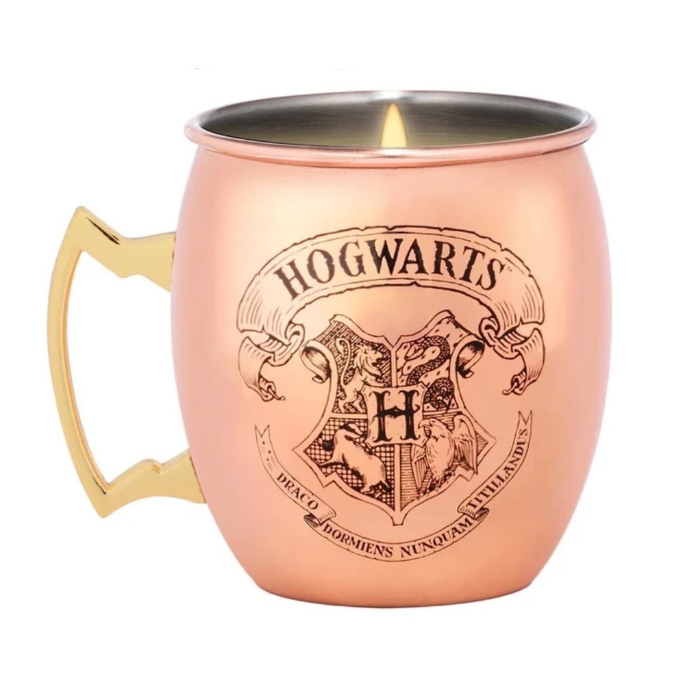 Charmed Aroma Harry Potter Hogwarts Copper Mug Candle (No Jewelry, No Box)